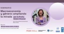 Banner seminario Macroeconomía y Género