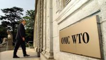 Fotografía de la sede de la OMC en Ginebra, Suiza.