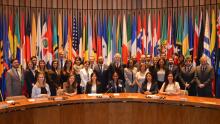 Foto grupal de los asistentes al Curso Regional de Derecho Internacional de las Naciones Unidas para América Latina y el Caribe