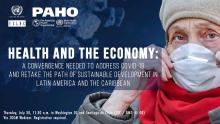 Banner ECLAC-PAHO report on health and the economy