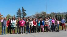 Foto grupal de los jóvenes participantes en el seminario sobre juventud rural y políticas públicas.