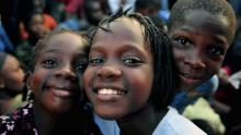 photo of children from Haiti