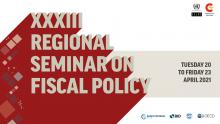 Banner XXXIII Regional Seminar of Fiscal Policy
