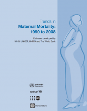 Trends in maternal mortality: 1990 to 2008