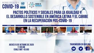 Lanzamiento Informe Especial COVID-19 N⁰ 8: Pactos sociales para la igualdad y desarrollo sostenible