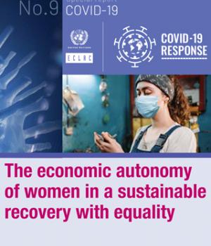 The economic autonomy of women in a sustainable recovery with equality