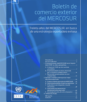 Boletín de Comercio Exterior del MERCOSUR Nº 4. Treinta años del MERCOSUR: en busca de una estrategia exportadora exitosa