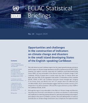 Opportunities and challenges in the construction of indicators on climate change and disasters in the small island developing States of the English-speaking Caribbean